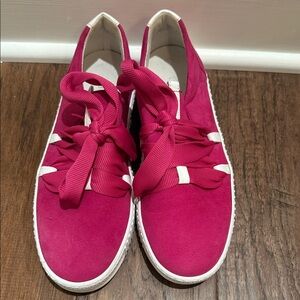 Gabor Pink Sneakers with White Details